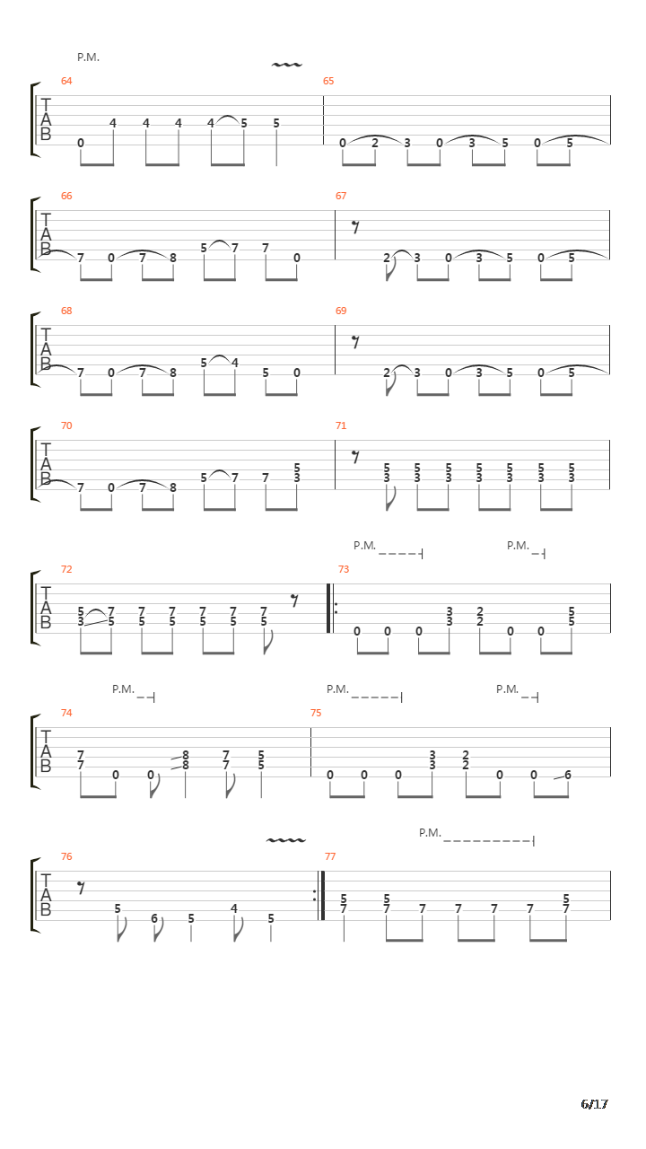 Genetic Sequence Distortion吉他谱