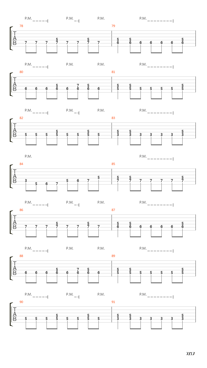 Genetic Sequence Distortion吉他谱