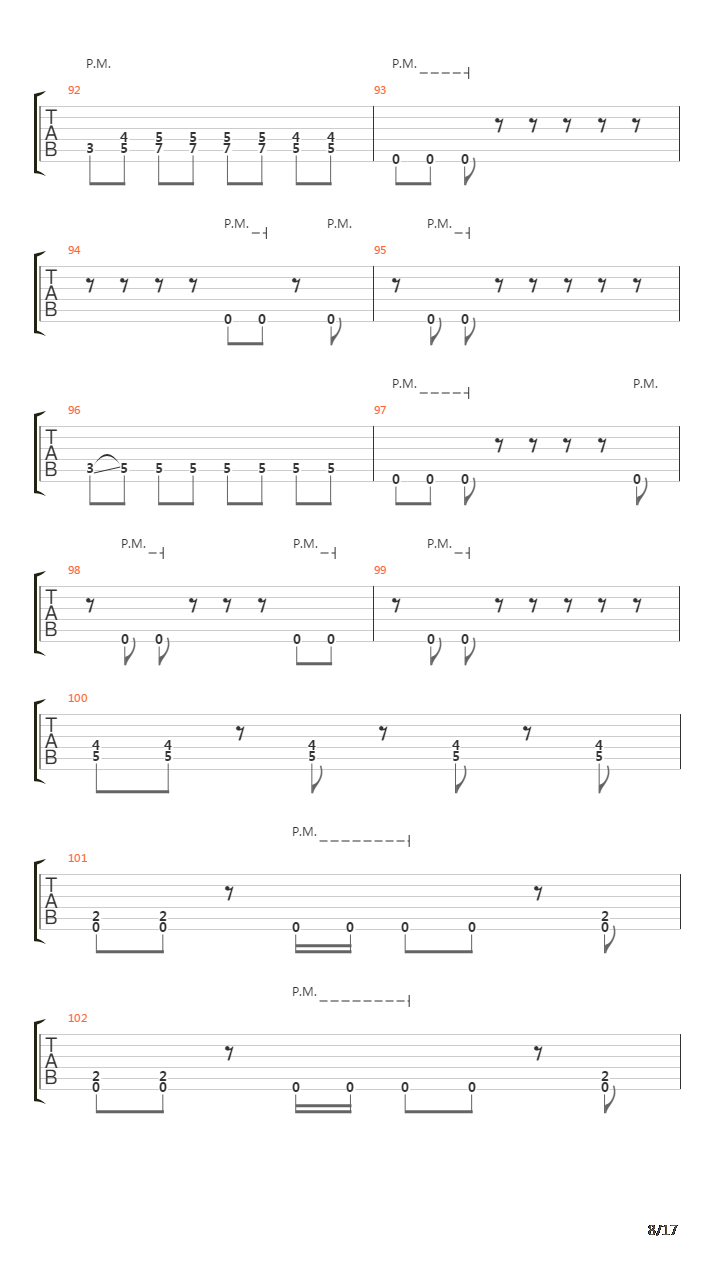 Genetic Sequence Distortion吉他谱