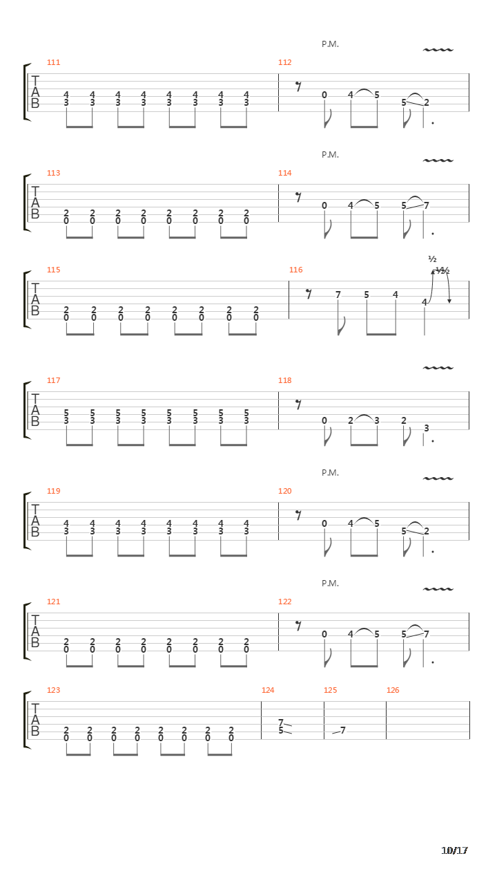 Genetic Sequence Distortion吉他谱