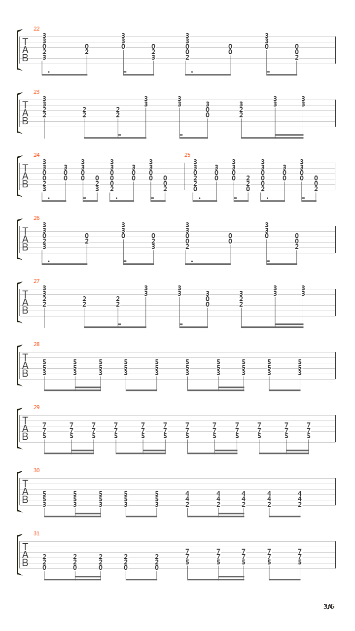 Rest Of My Life吉他谱