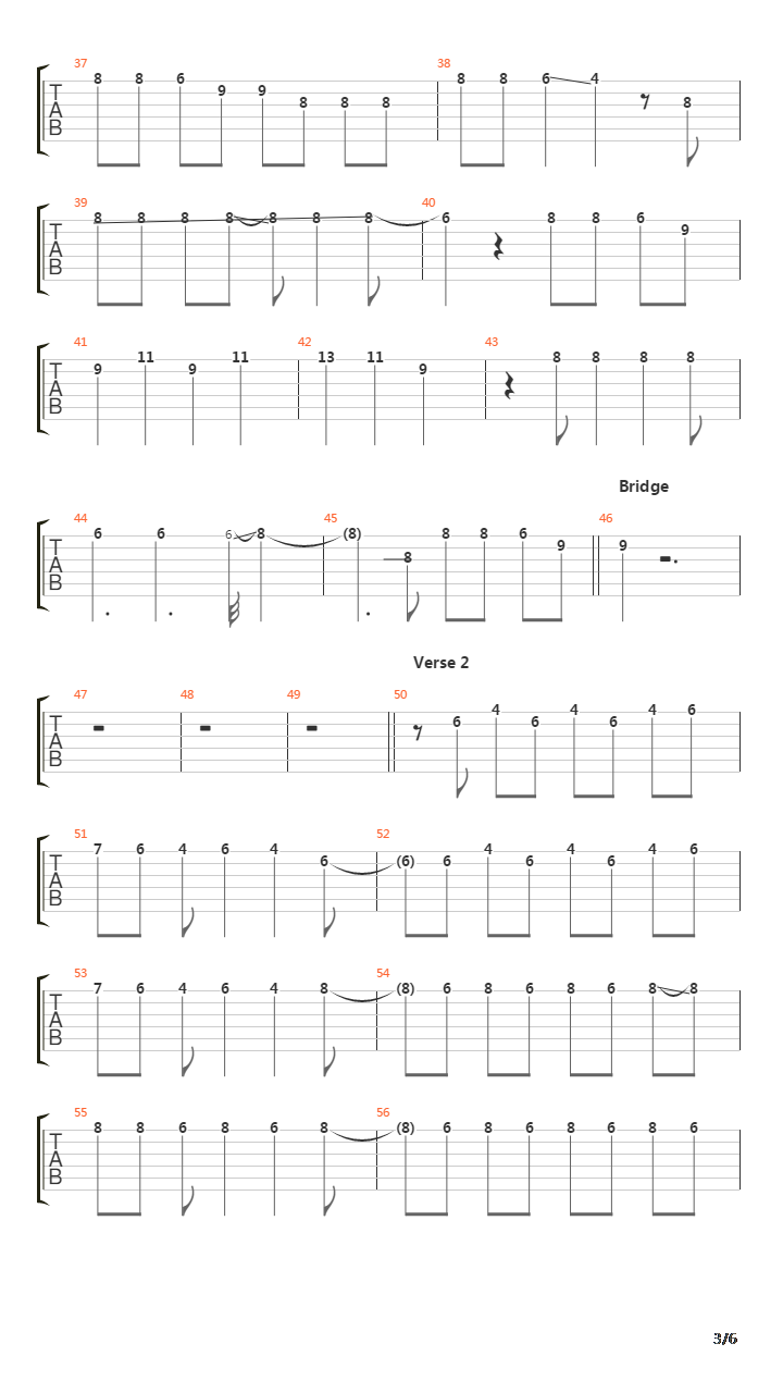 Omega Rhythm吉他谱