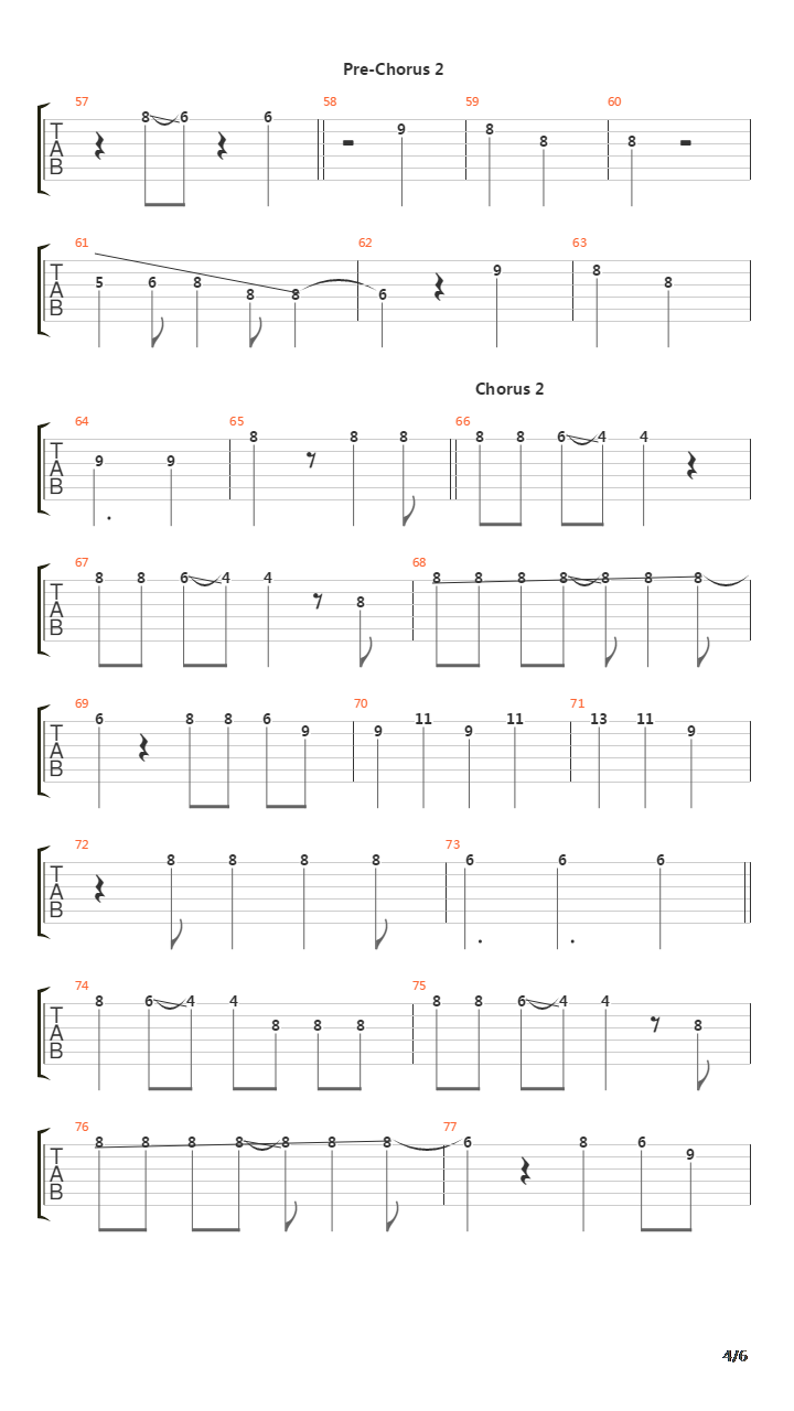 Omega Rhythm吉他谱