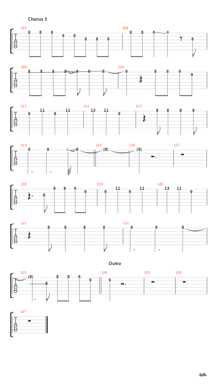 Omega Rhythm吉他谱