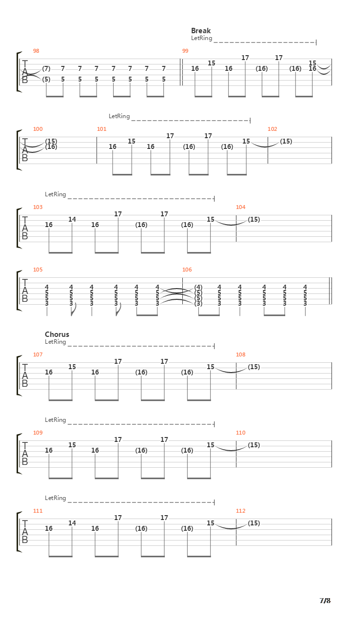 Symptoms吉他谱