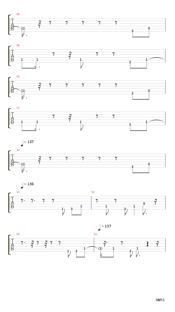 Domino吉他谱