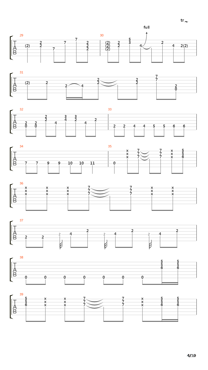 Domino吉他谱