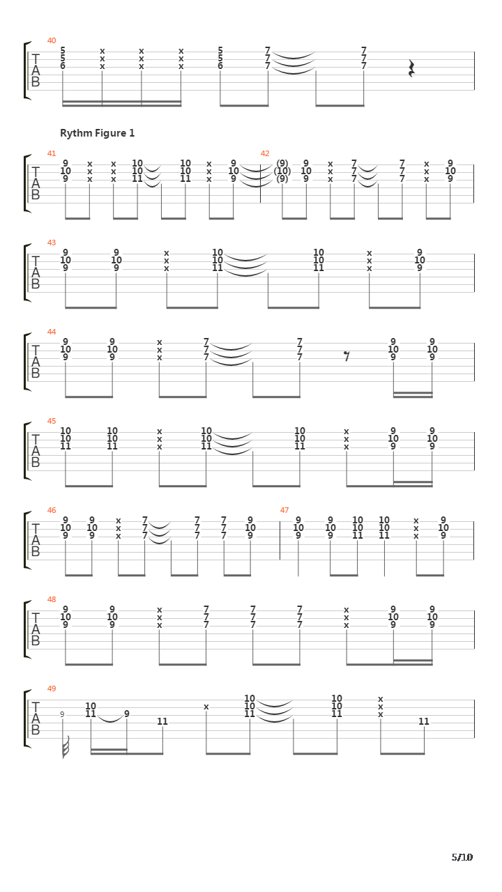 Domino吉他谱