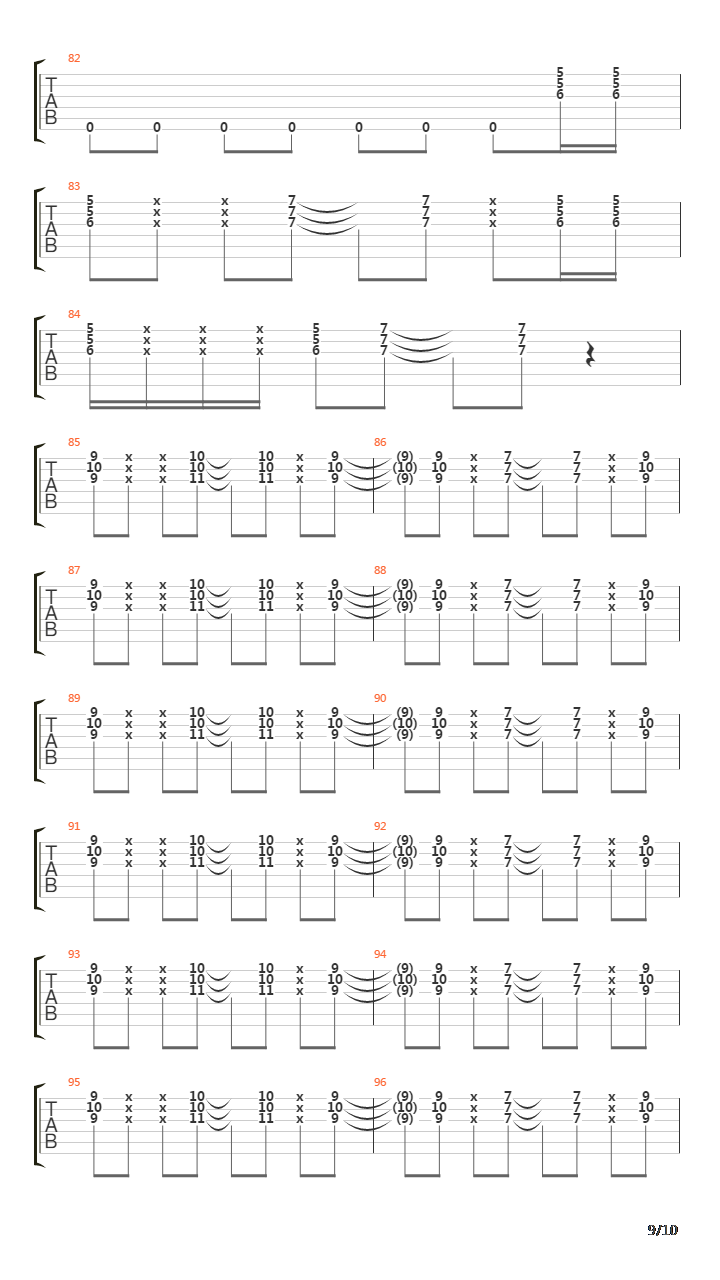 Domino吉他谱