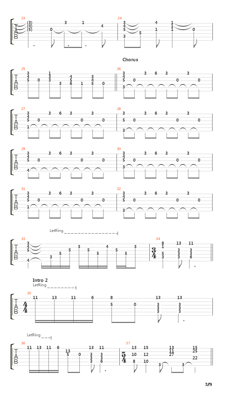 Crown Of Thorns吉他谱