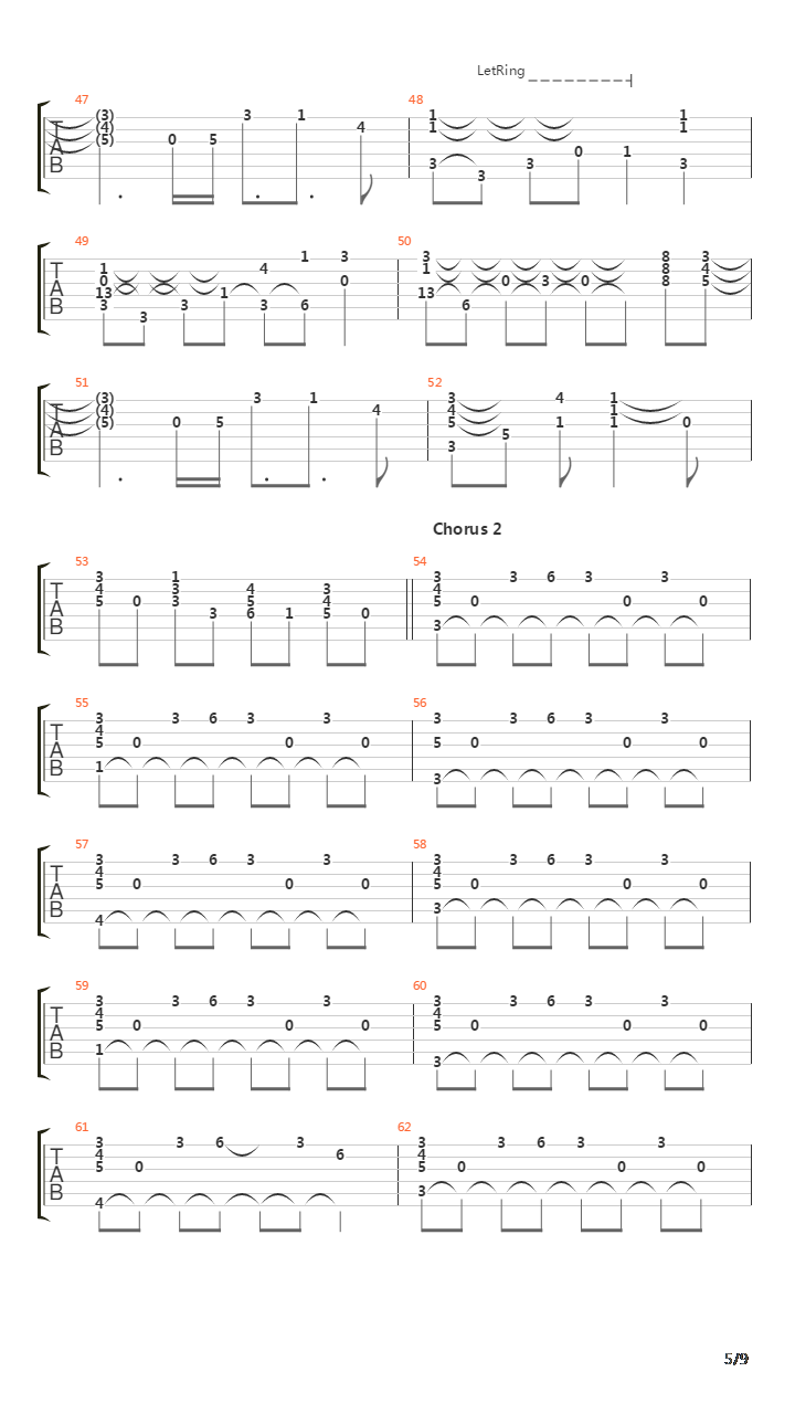 Crown Of Thorns吉他谱