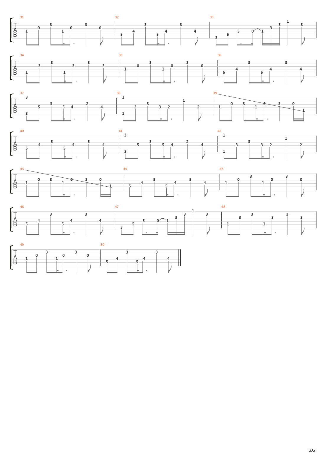 Pourtant吉他谱