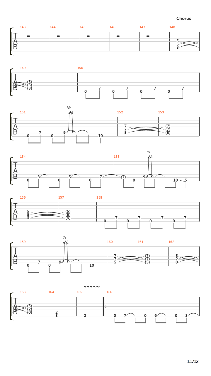 Drained吉他谱