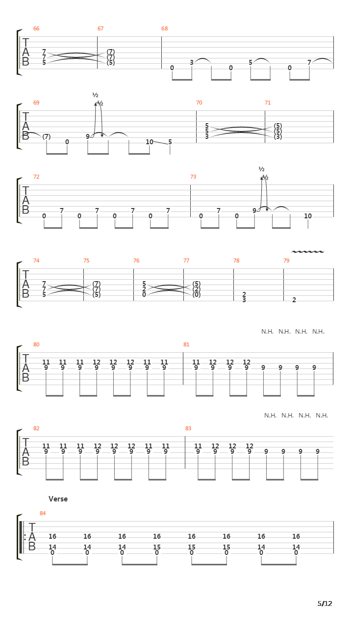 Drained吉他谱