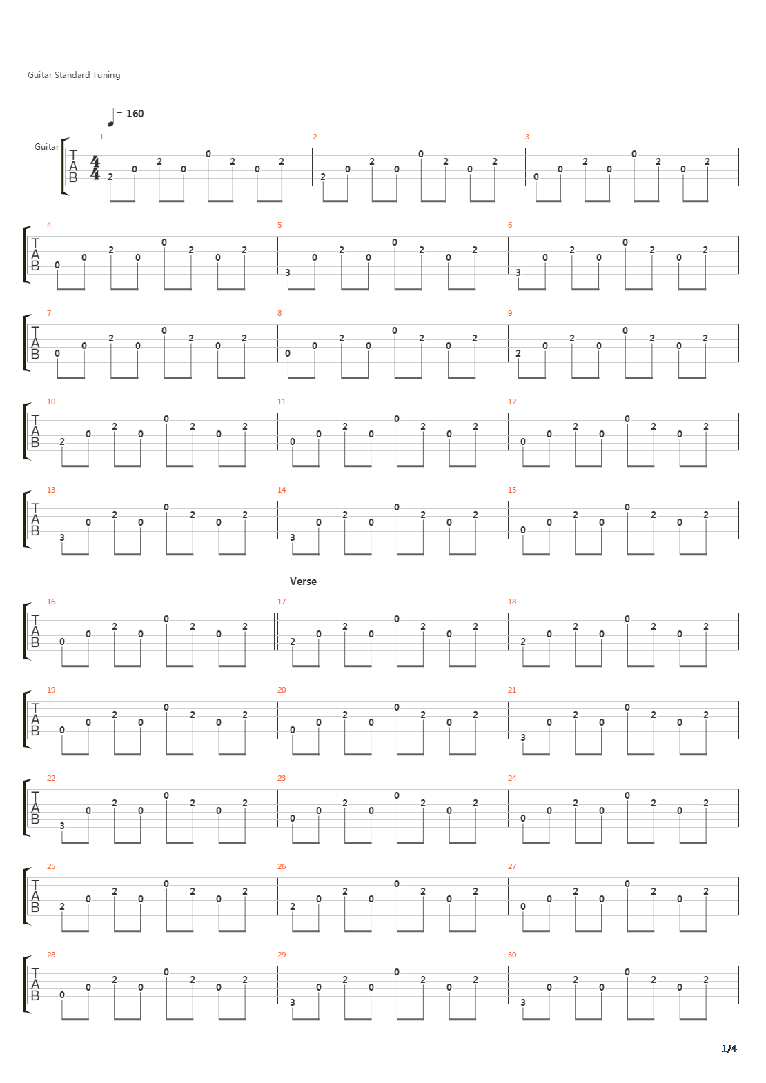 1981吉他谱