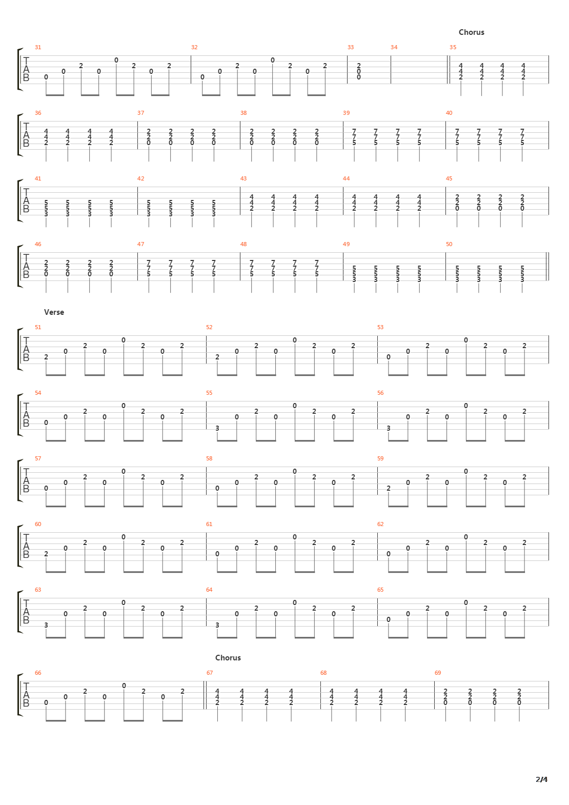 1981吉他谱