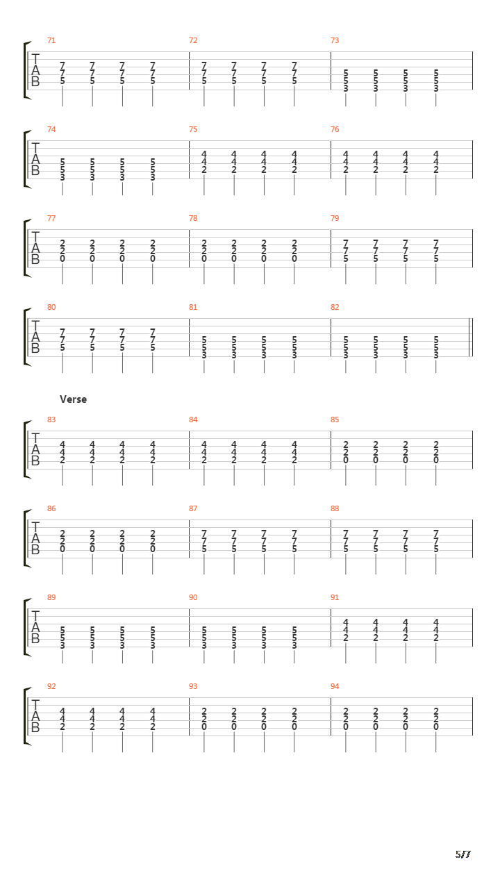 1981吉他谱