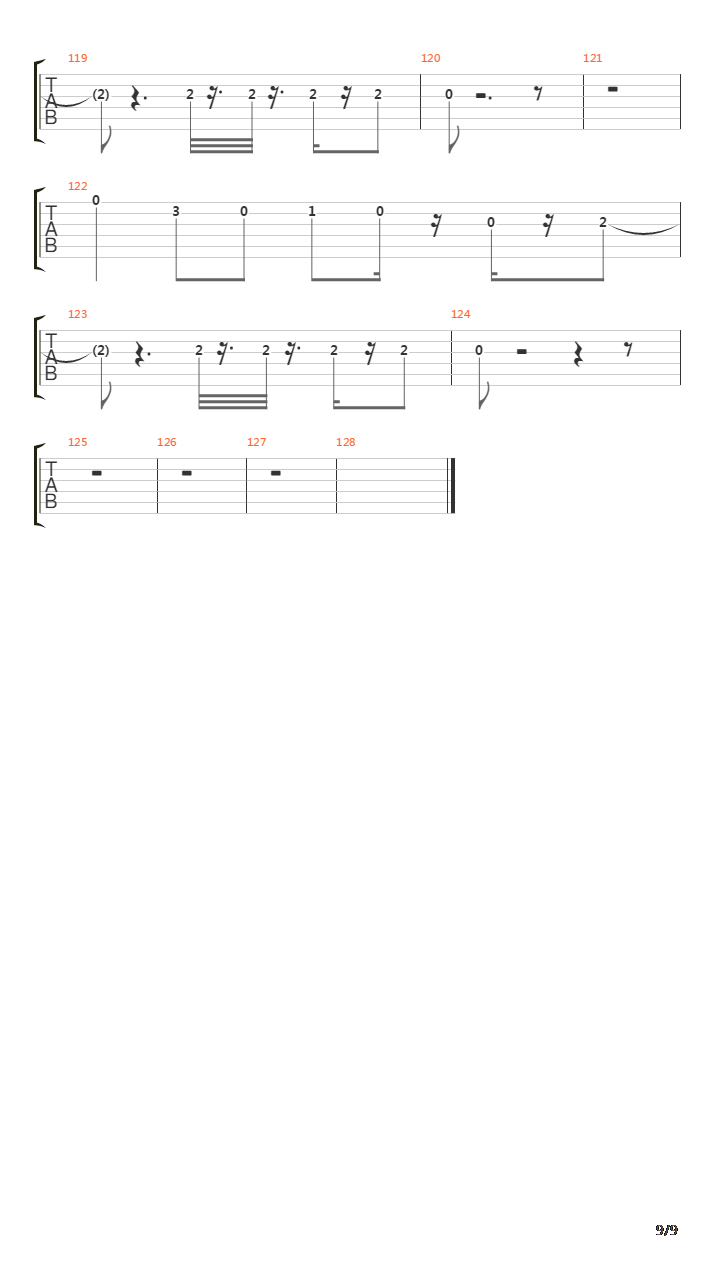 Rewind吉他谱