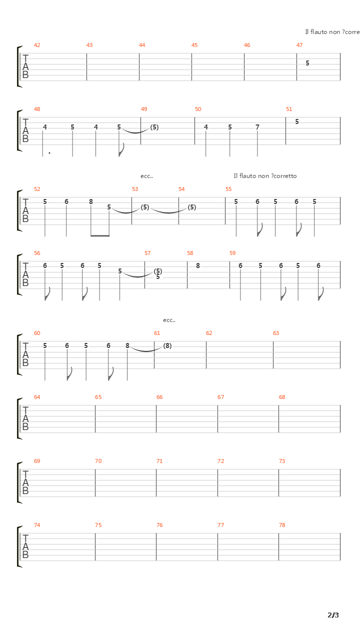 Una Canzone Per Te吉他谱