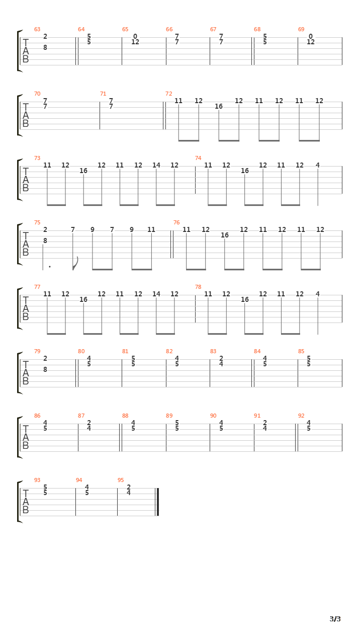 Vieni Qui吉他谱