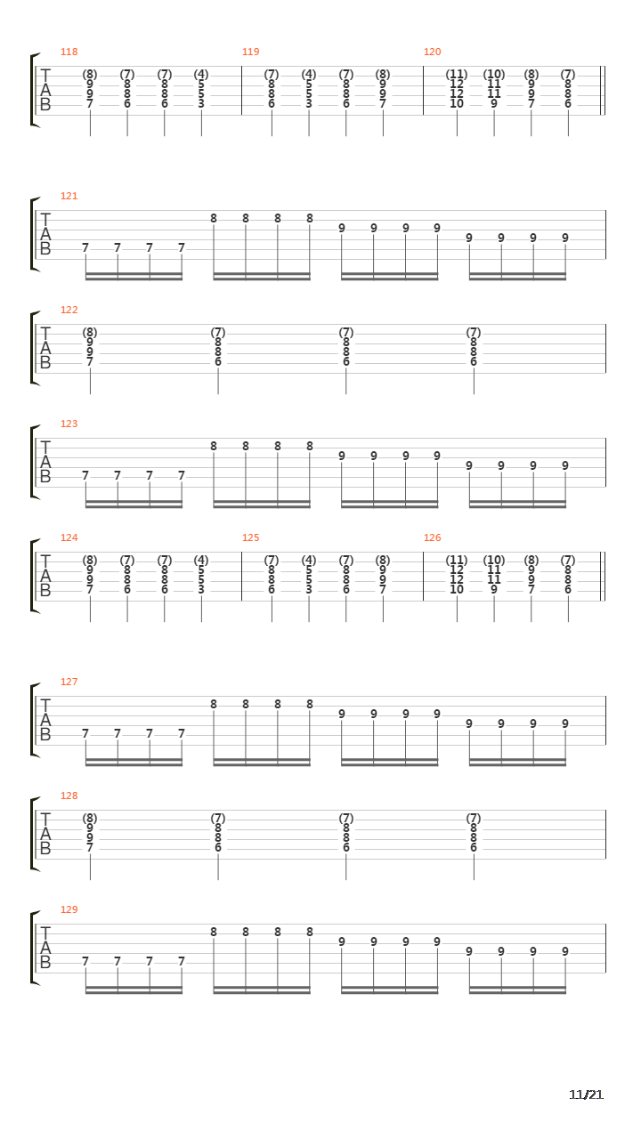 Remembrance Of Things Past吉他谱