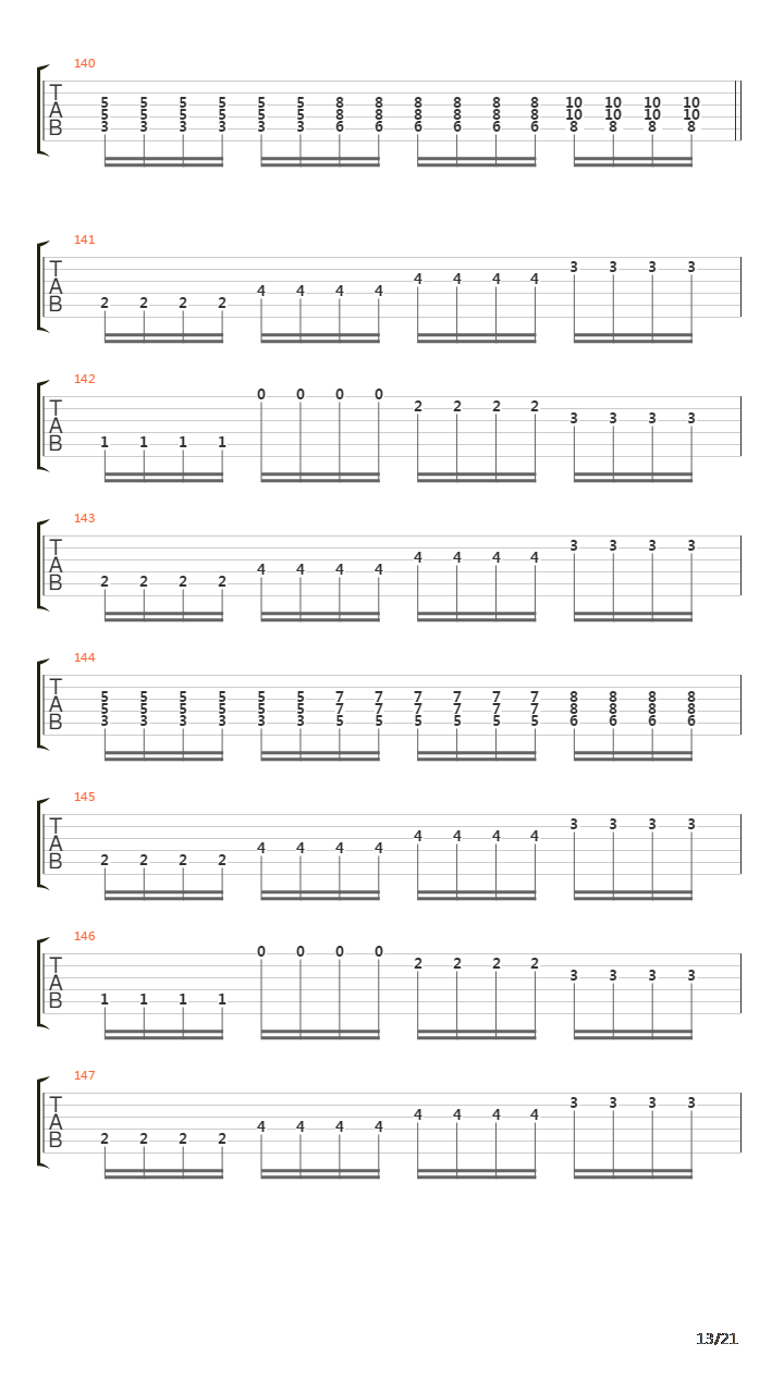 Remembrance Of Things Past吉他谱