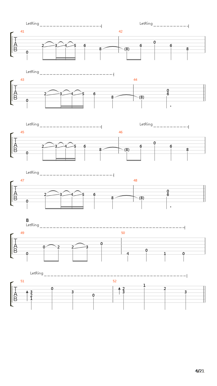 Remembrance Of Things Past吉他谱