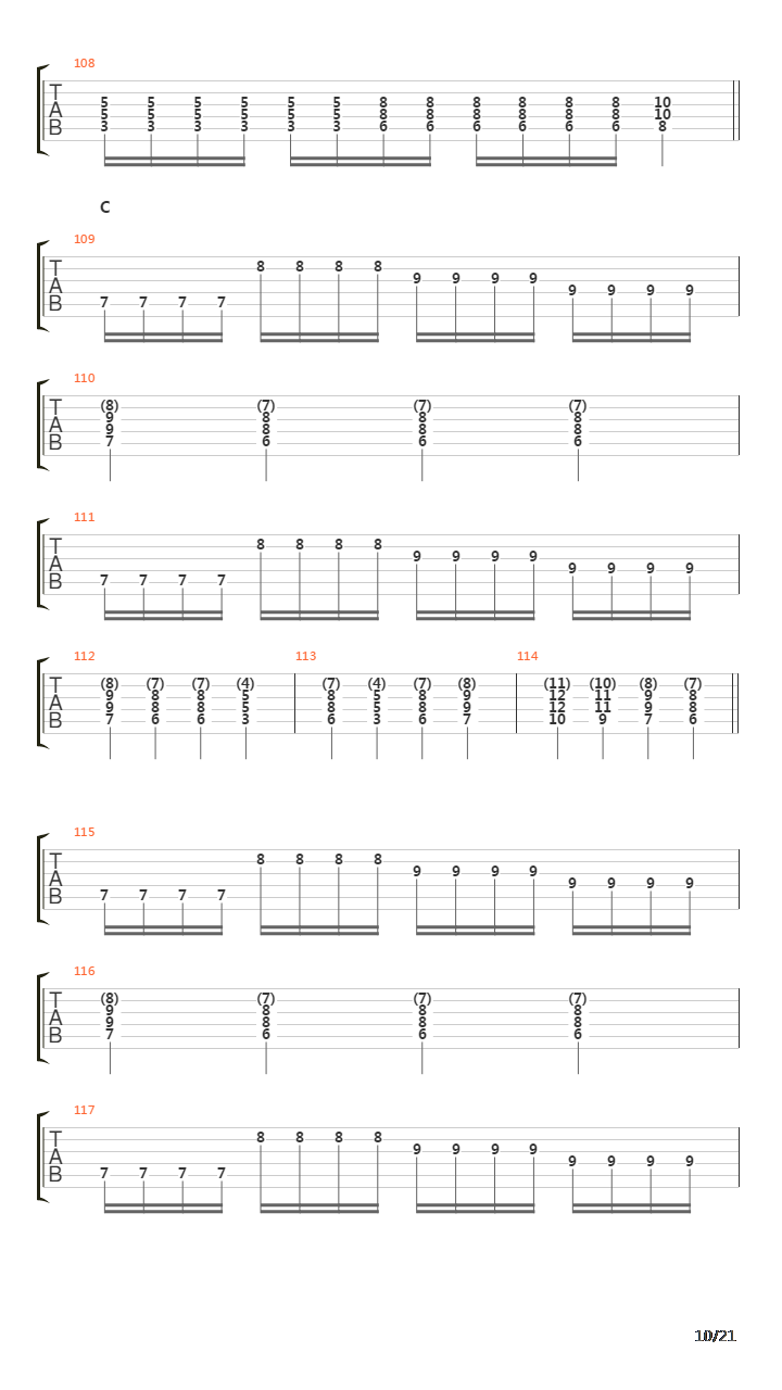 Remembrance Of Things Past吉他谱