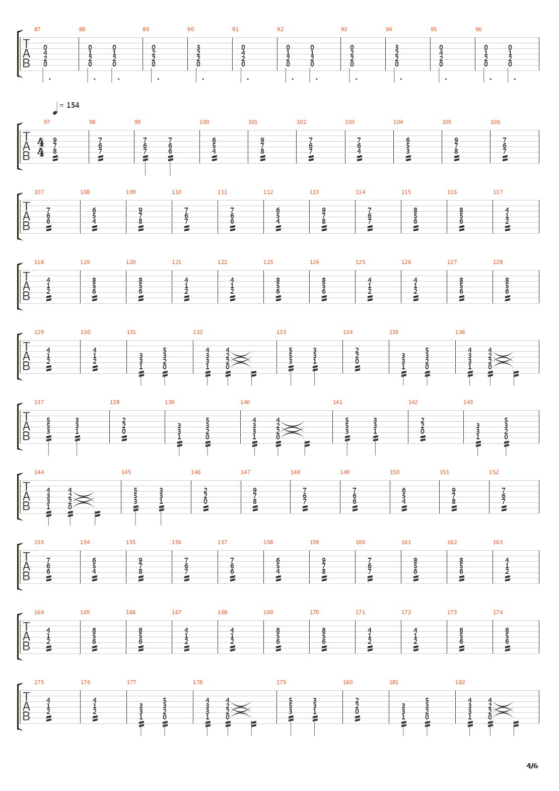 The Carrier Of Wounds吉他谱