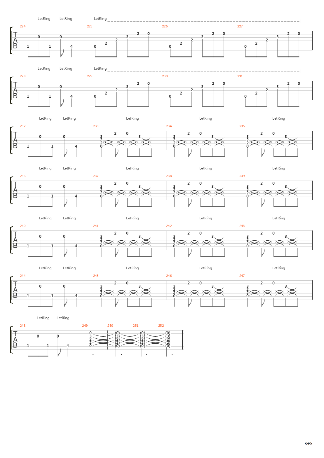 The Carrier Of Wounds吉他谱