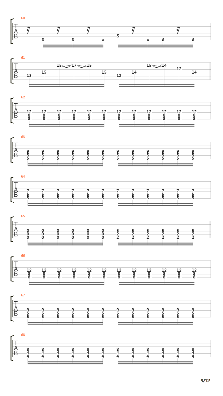Divide Paths吉他谱