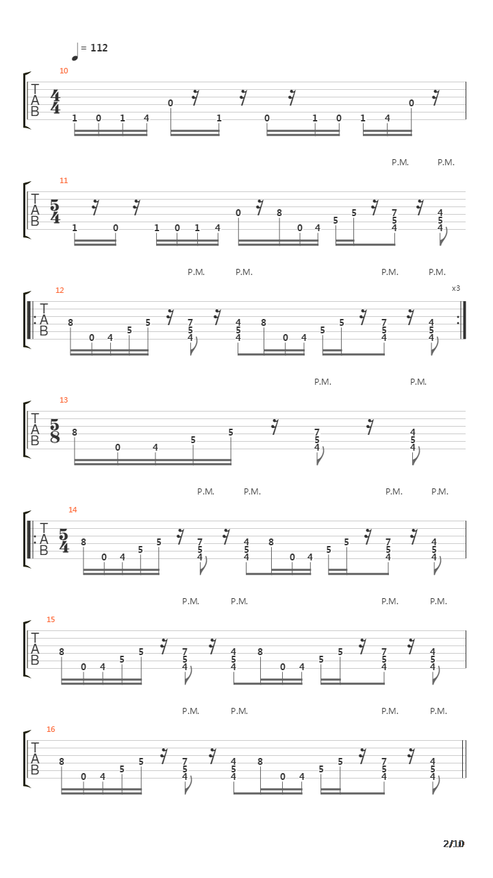 Namaste吉他谱