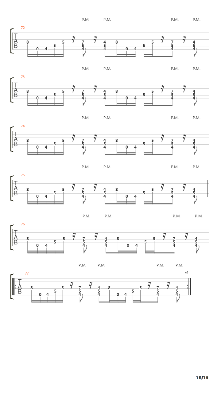 Namaste吉他谱