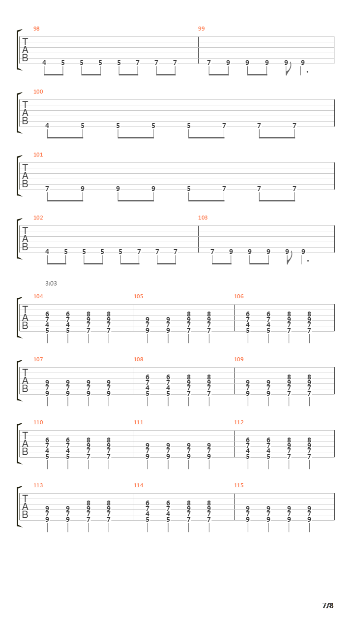 Dic 954吉他谱