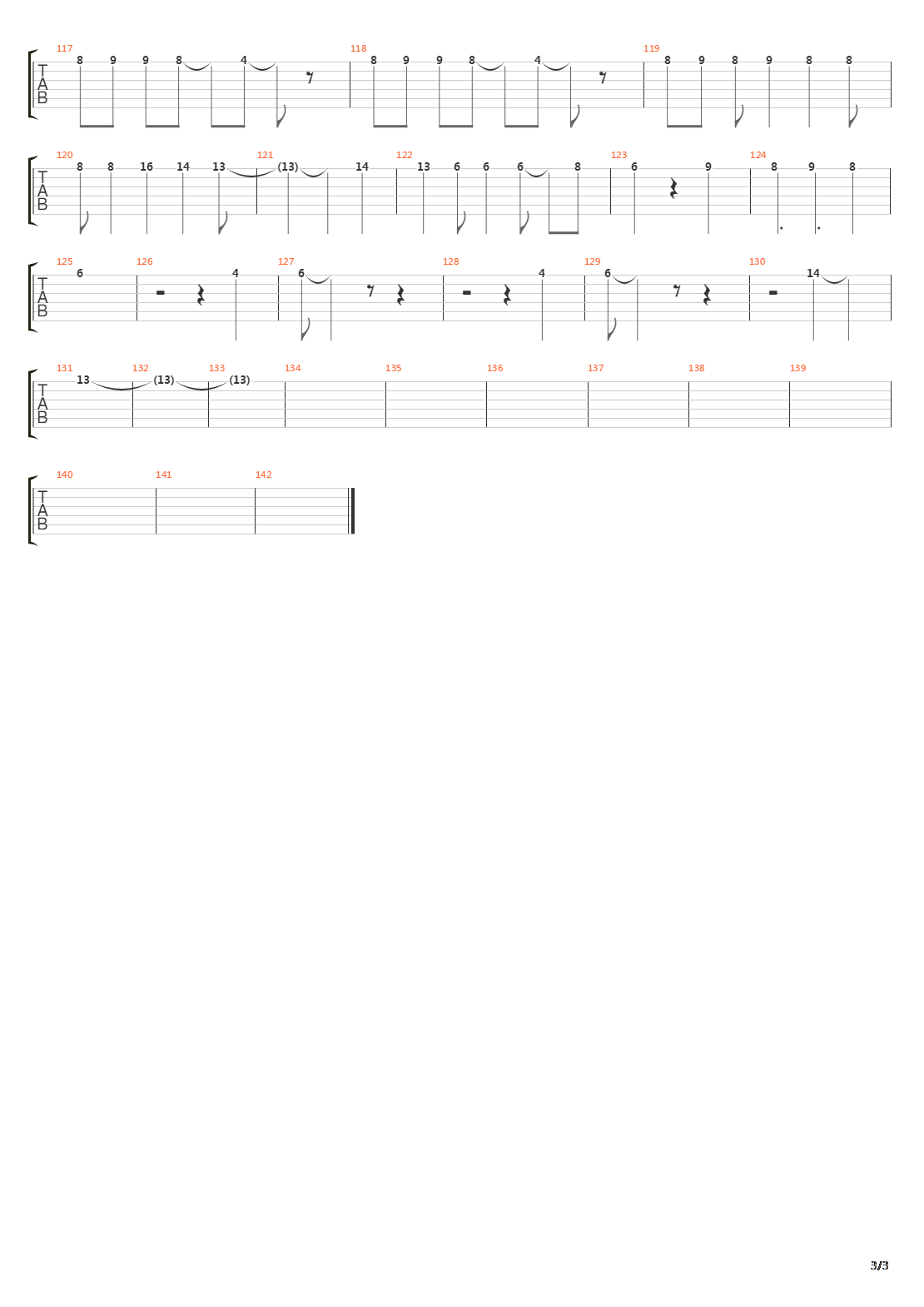 La Fin吉他谱