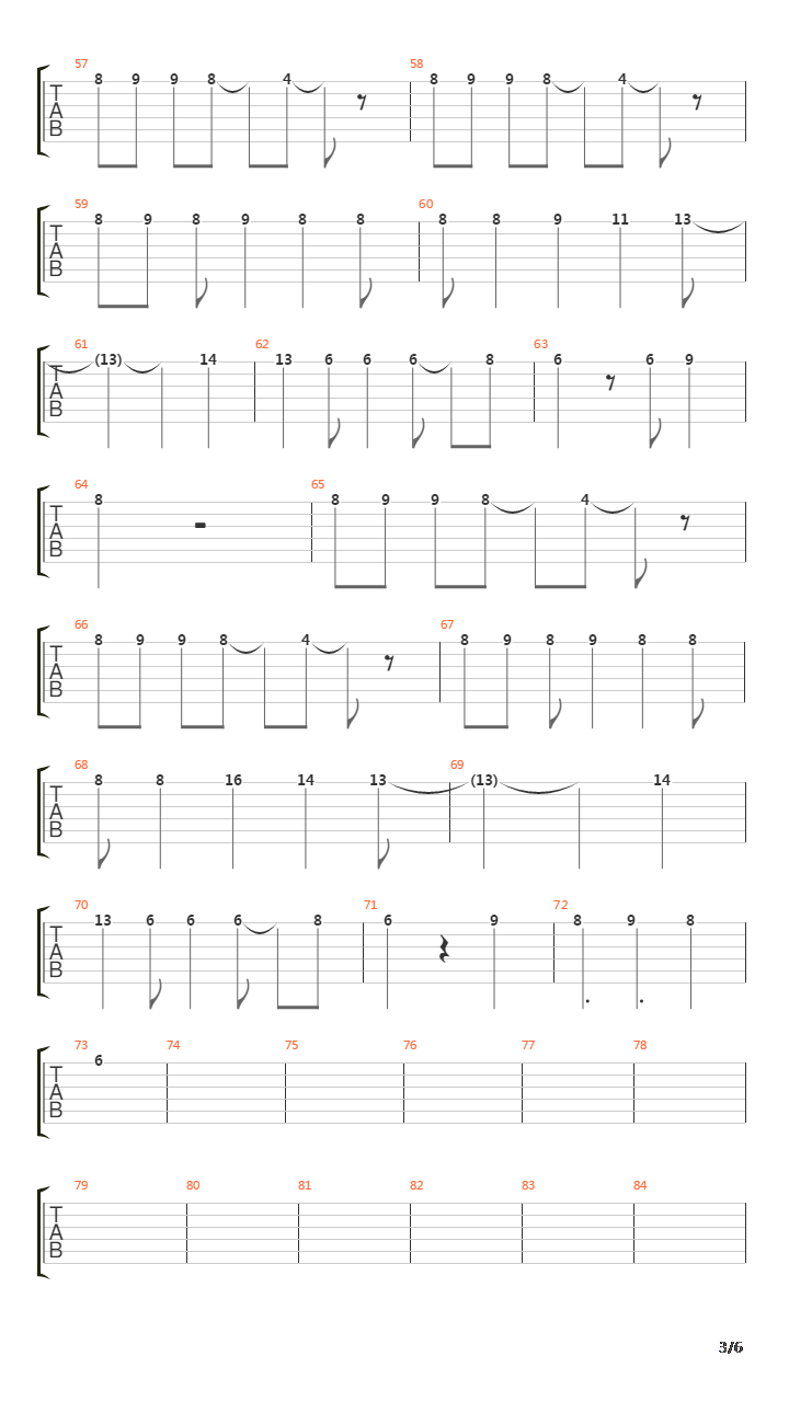 La Fin吉他谱