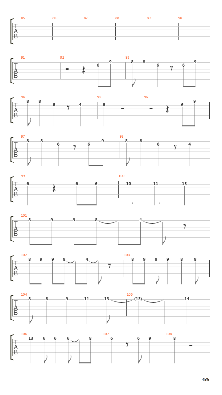 La Fin吉他谱
