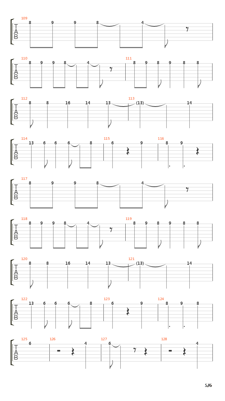 La Fin吉他谱