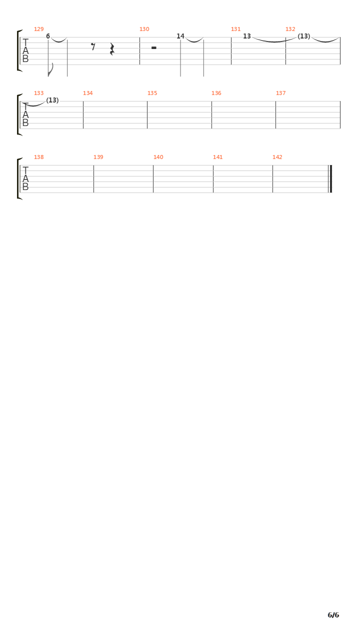 La Fin吉他谱