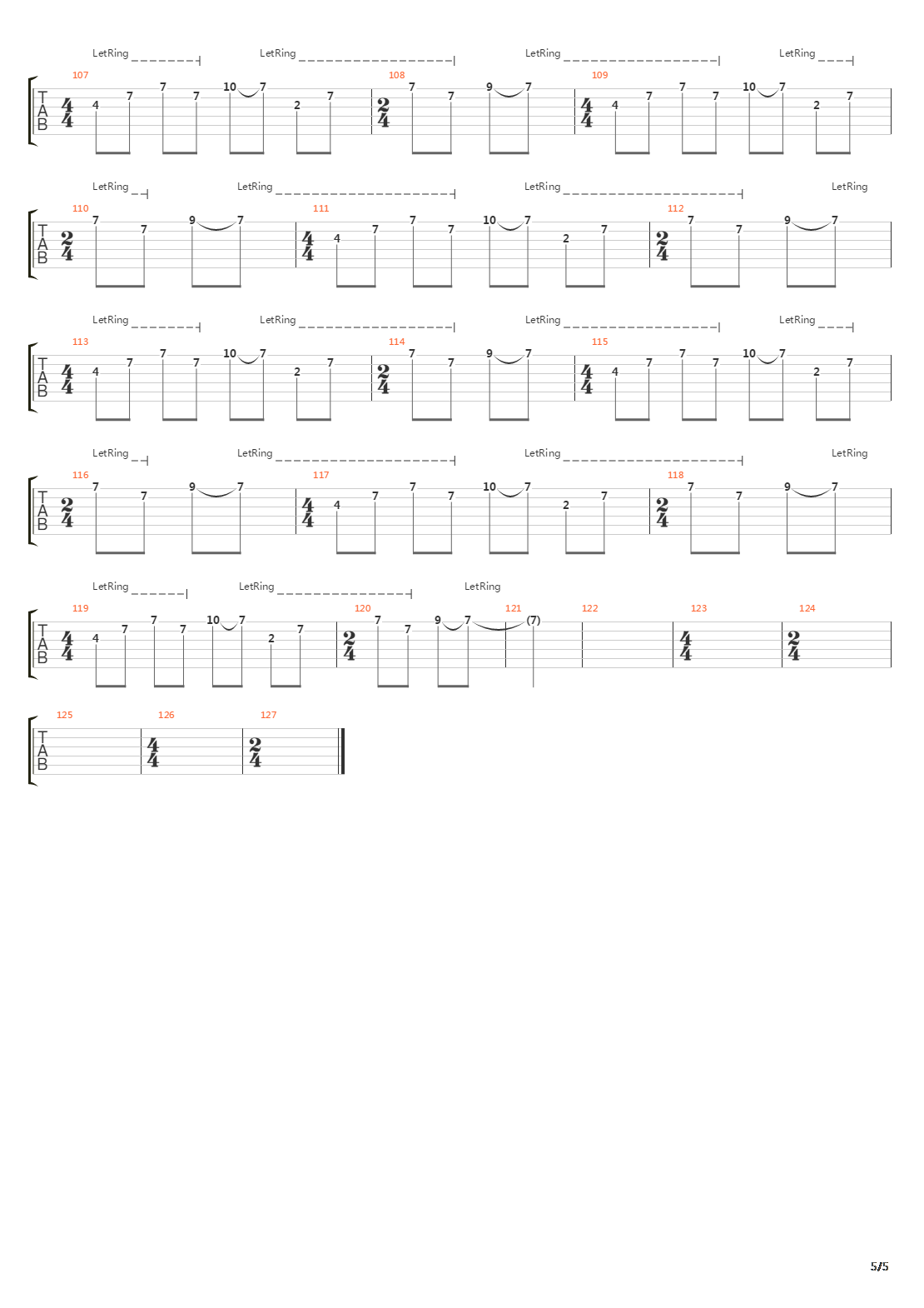 Notes Of Tenderness吉他谱