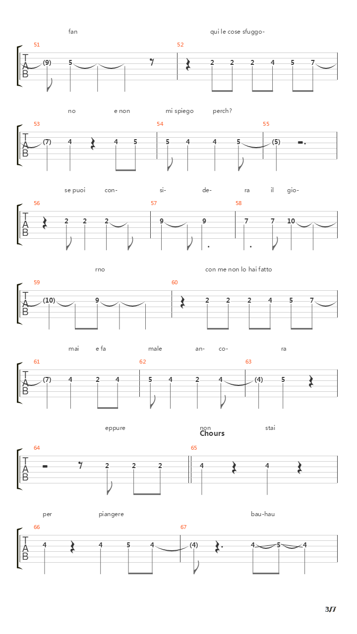 Balanite吉他谱