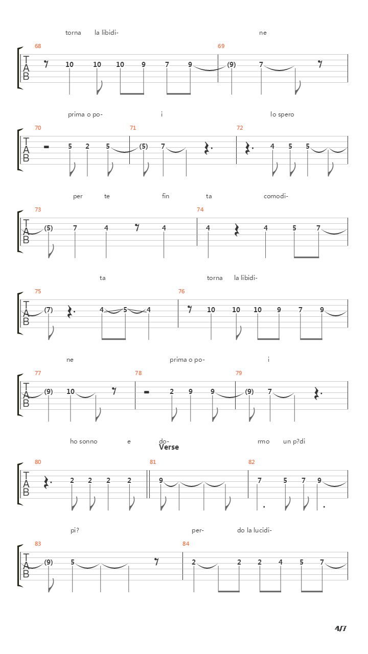 Balanite吉他谱