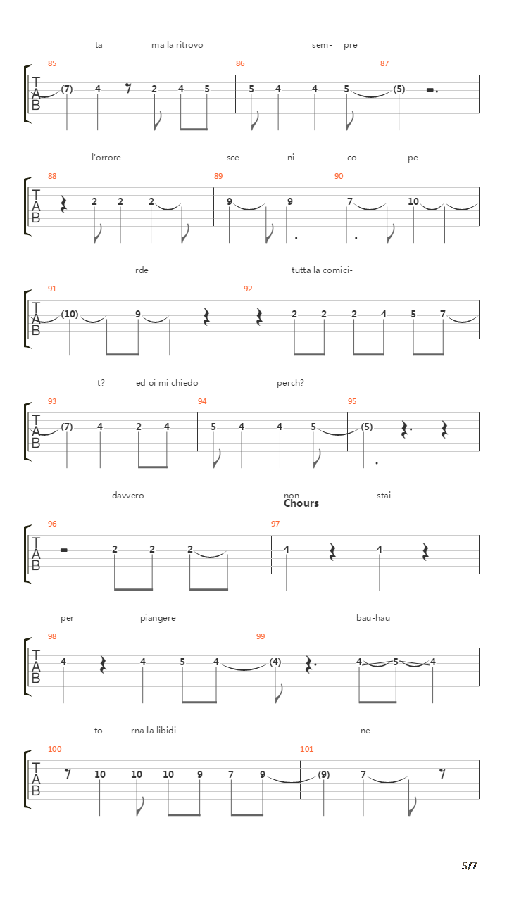 Balanite吉他谱