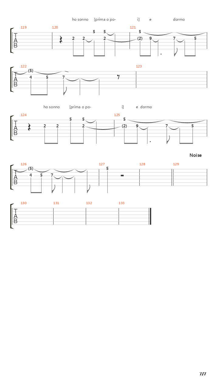 Balanite吉他谱