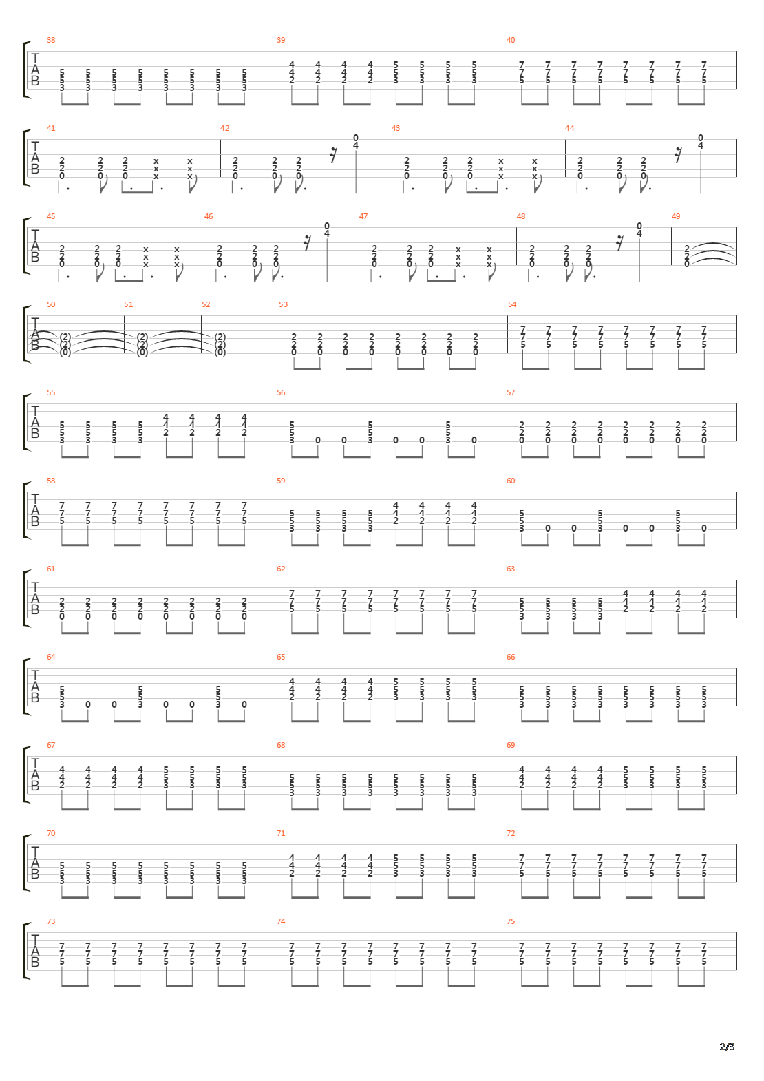 Fuxia吉他谱