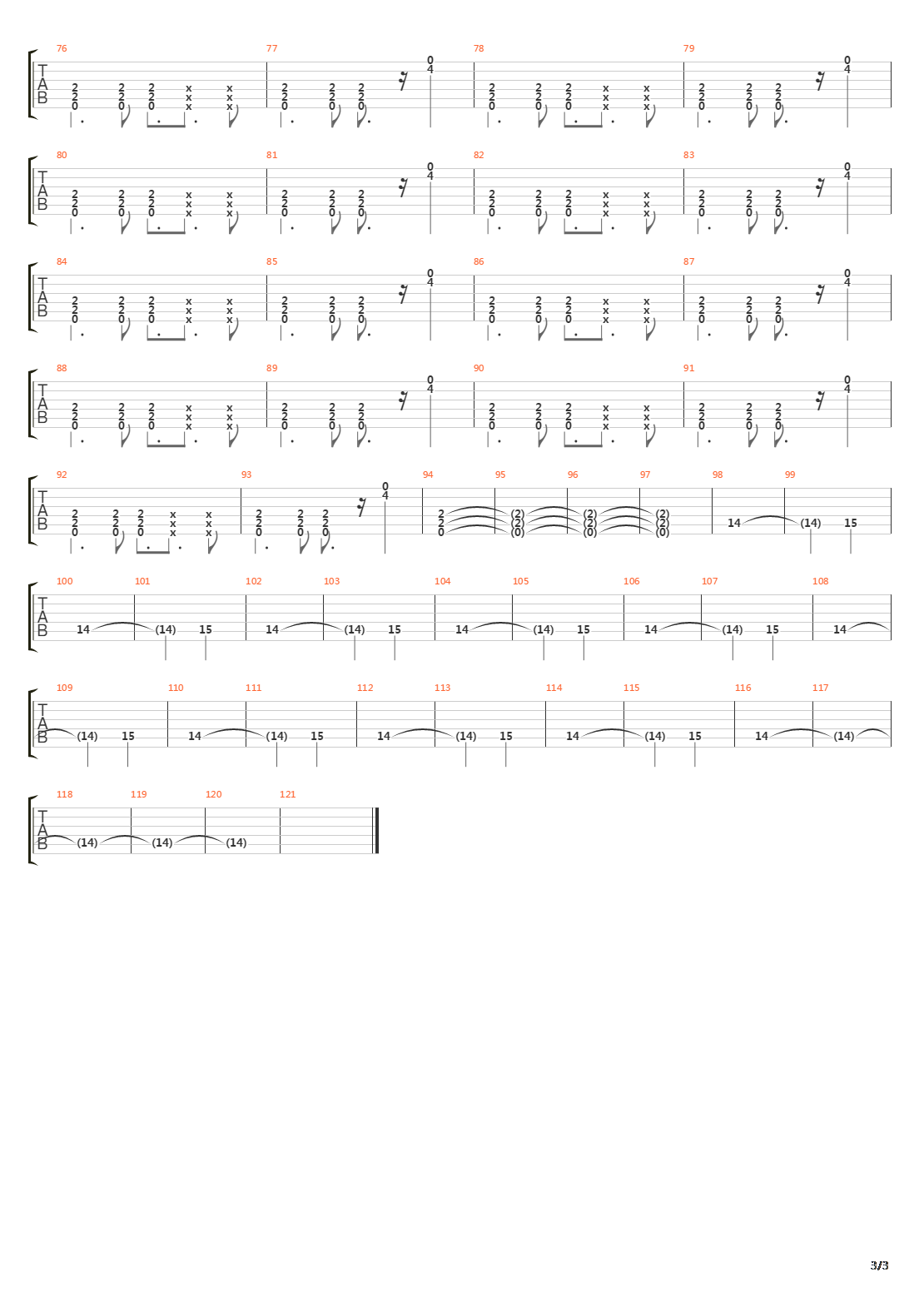 Fuxia吉他谱