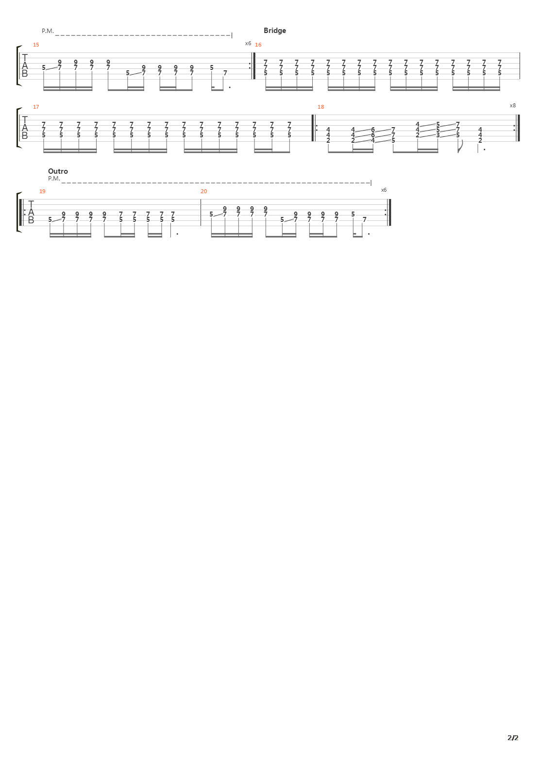 Muori Delay吉他谱