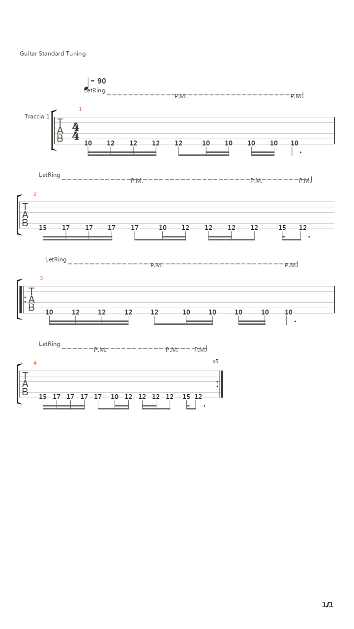 Muori Delay吉他谱