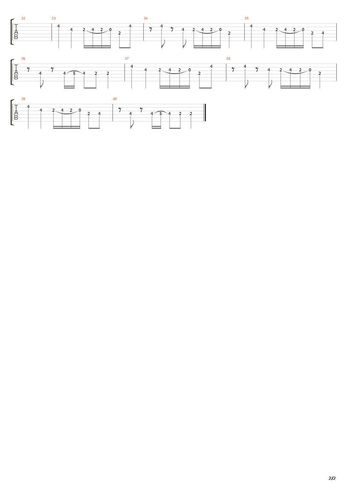 Danzing吉他谱
