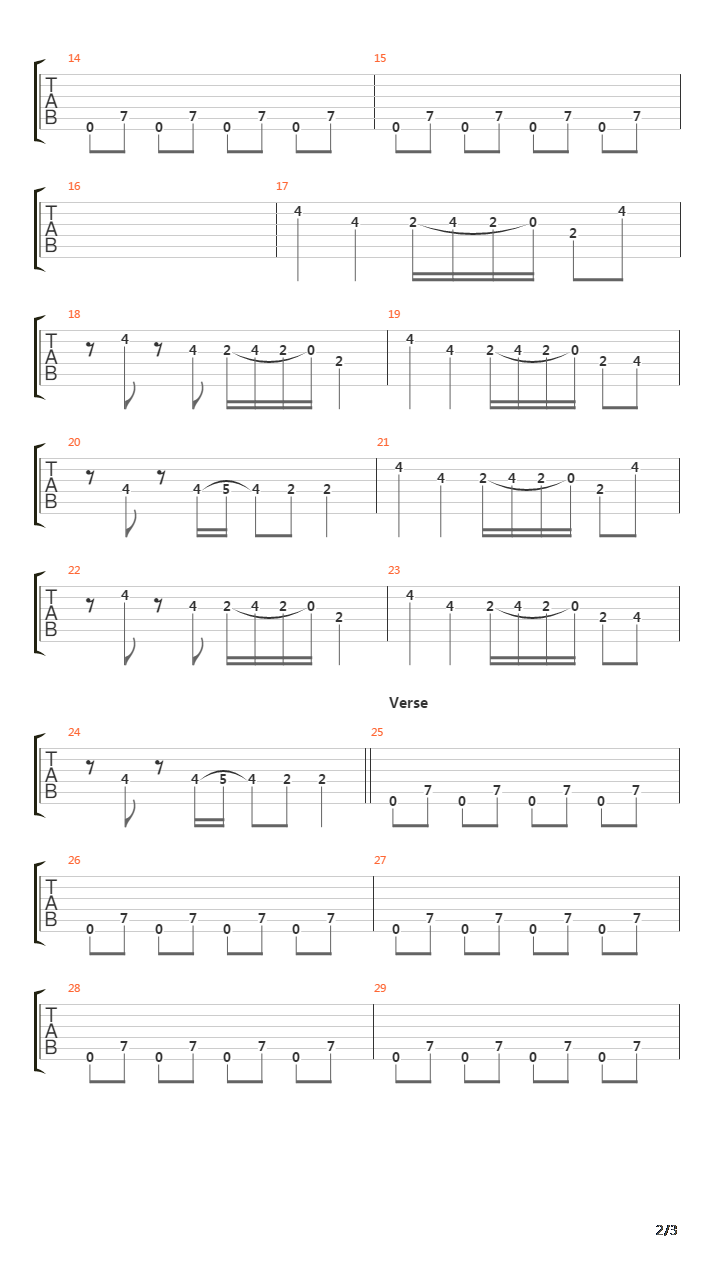 Danzing吉他谱